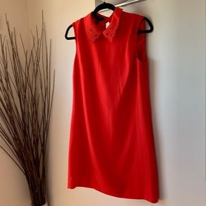 Ted Baker dress with gorgeous detailed collar in size 3 (medium)